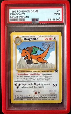 1999 Pokémon Dragonite Movie Promo #5 PSA 9
