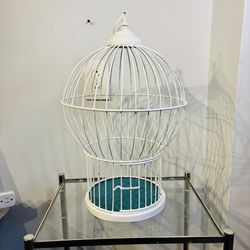 West Elm Birdcage - White - Bird Decor
