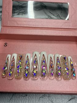 Rhinestone Nails