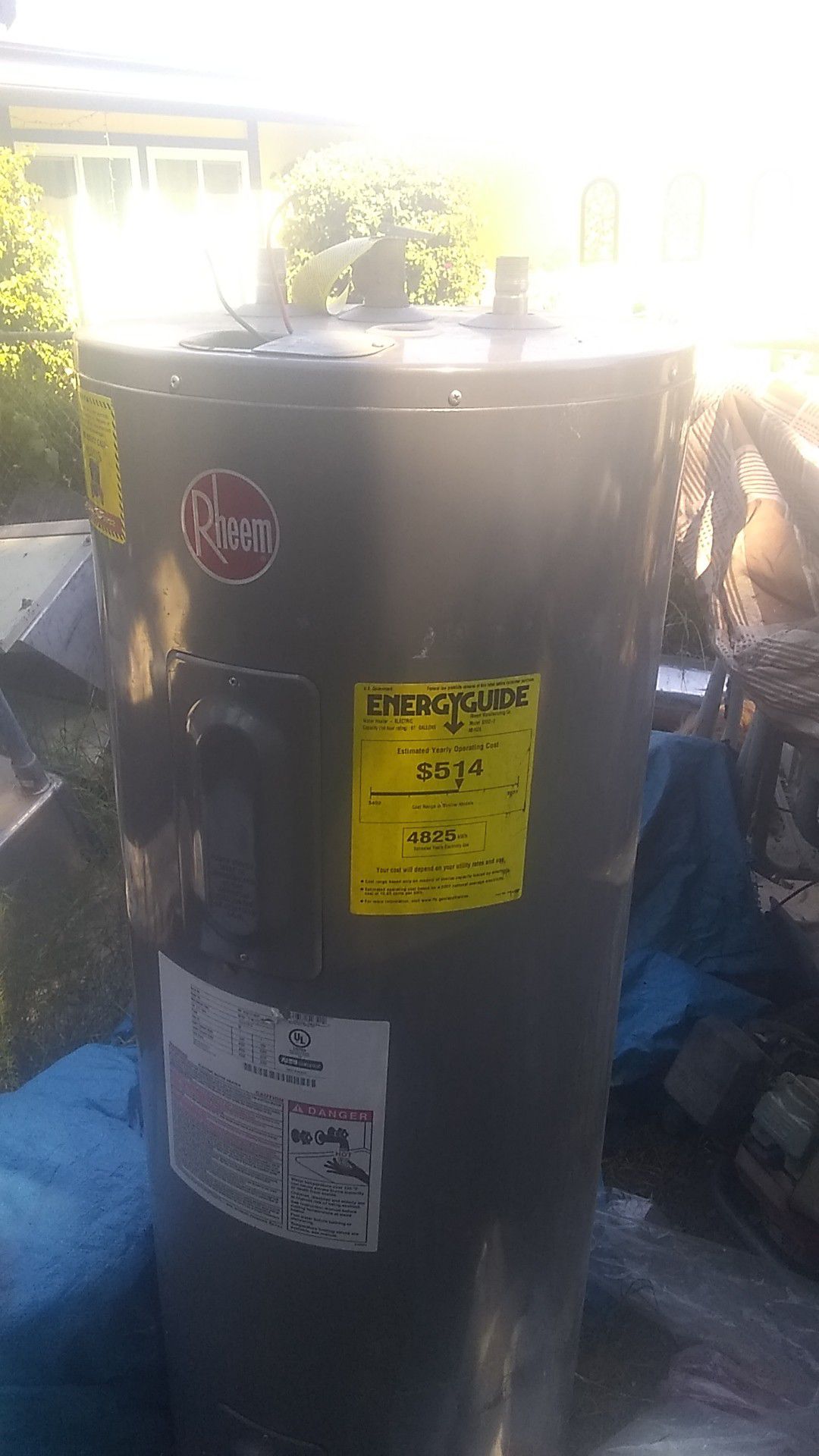 Rheem 40 gallon electric water heater