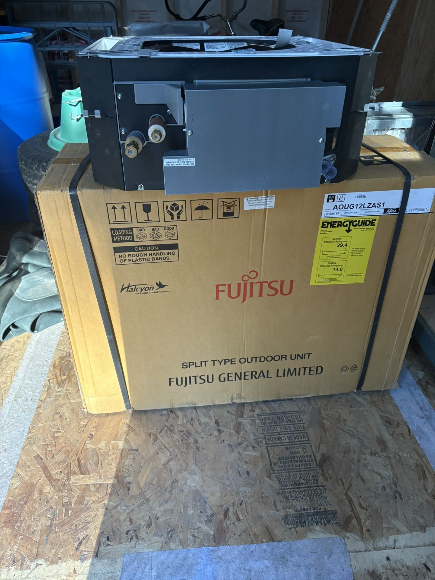 Fujitsu mini split with cassette