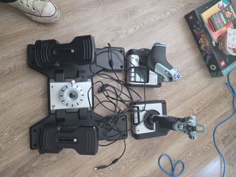 Logitech Flight Sim HOTAS & Rudder Pedals Set