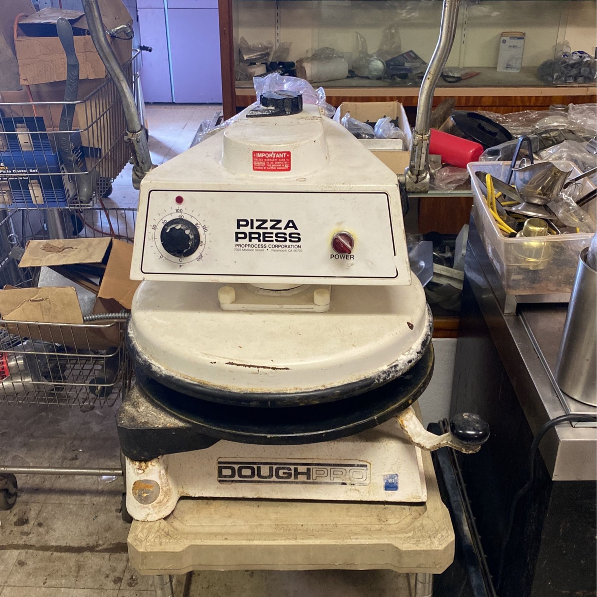 Doughpro Used Pizza Press For Sale Pizza Press Dough Pro