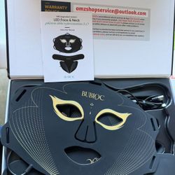 Bubloc Photonic Shaping LuxRenew Led Face and Neck Mask