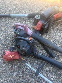 FOR PARTS - BLOWERS CHAINSAW