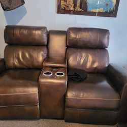 Used Leather Couch $300 Obo