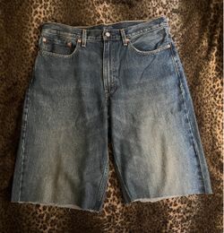 Levi's Baggy Denim Cut-Off Shorts 34