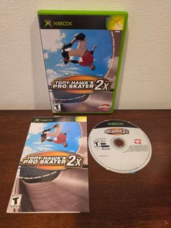 Tony Hawk's Pro Skater 2X CIB (Microsoft Xbox, 2001) With Manual Video Game