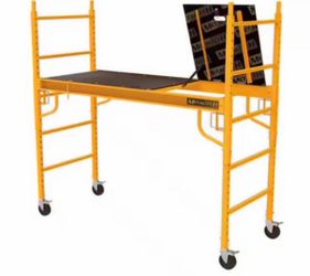MetalTech Safeclimb 6 ft. Baker Scaffold with Platform and Included Trap Door, 1250 lbs. Load Capacity