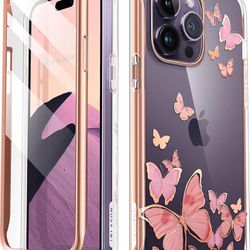 Cosmo Series for iPhone 14 Pro Case 6.1 inch Pinkfly