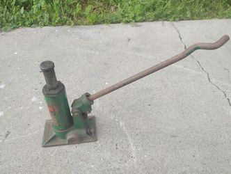 Hein-Warner EL-71 bottle jack vintage car jack... works