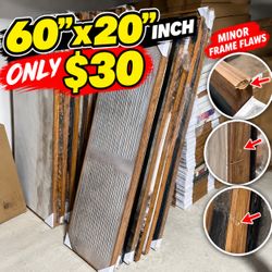 Clearance Framed Wall Art 60” x 20” - $30 Each | Original $149.99
