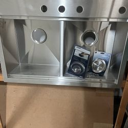 Bran New Sink And Drains 