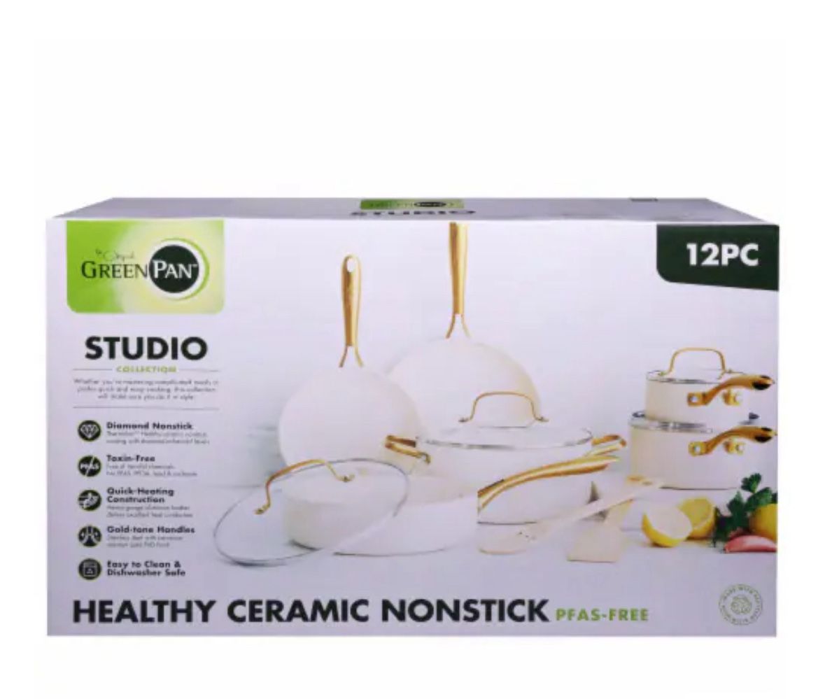 Healthy ceramic non-stick cookware set