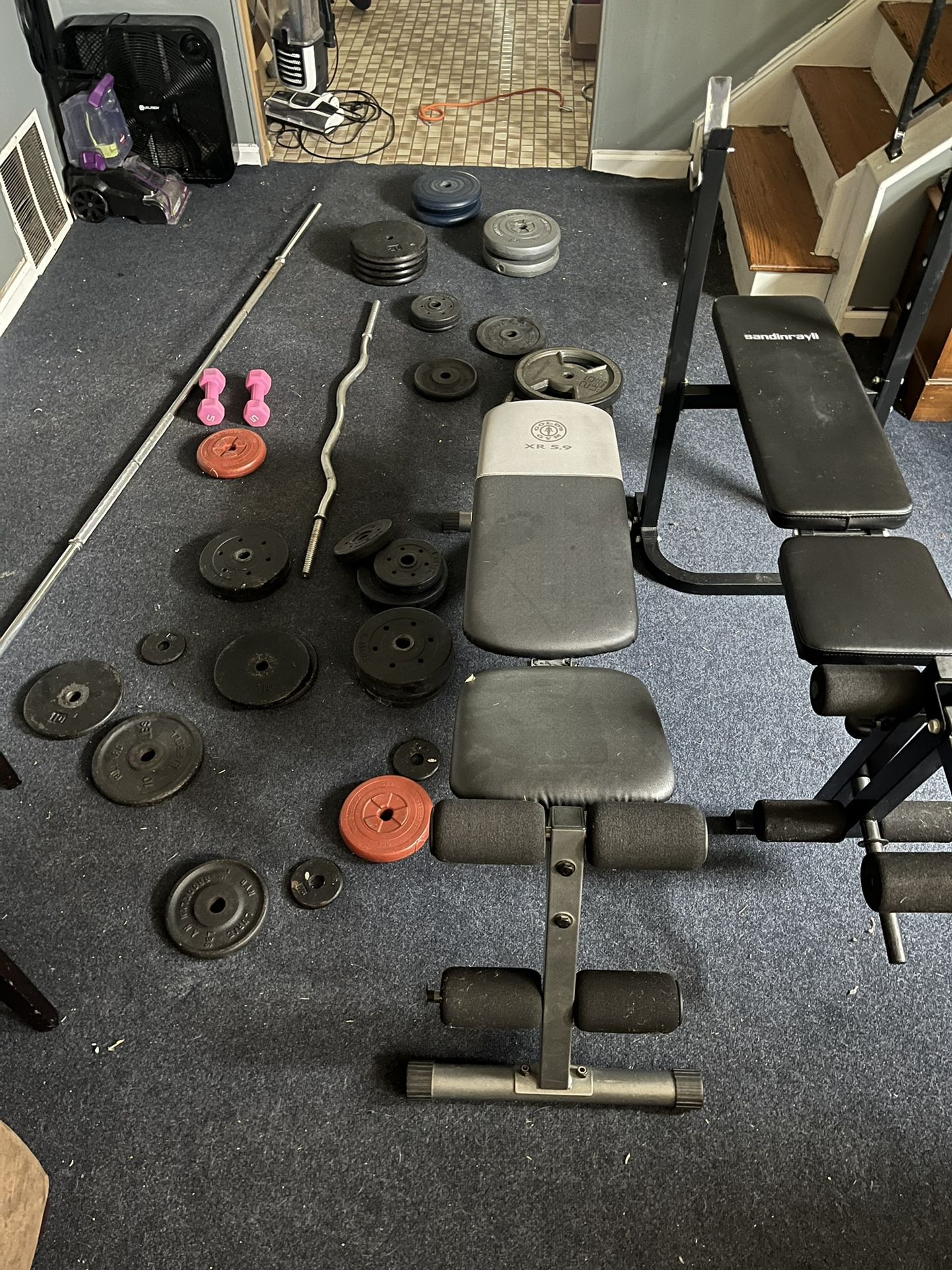 Lot of Gym equipment
