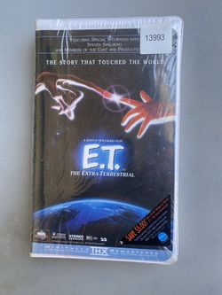 New And Sealed VHS E.T. MOVIE