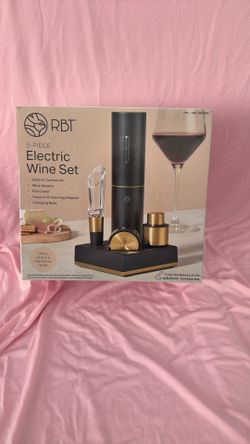 🔥 Electric - Wine set opener RBT gold plated BRAND NEW