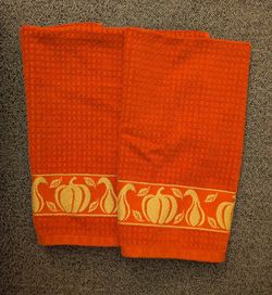 100% Cotton Fall Dish Towels