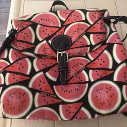 Dooney And Burke Purse/ Backpack And wallet