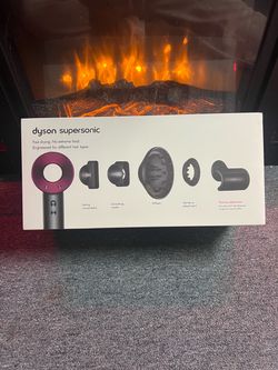 Dyson Supersonic Hair Dryer, Iron/Fuchsia, New Sealed