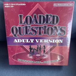 Loaded Questions Adult Version Board Game