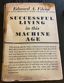 The original 1931 first edition of Successful Living in this Machine Age