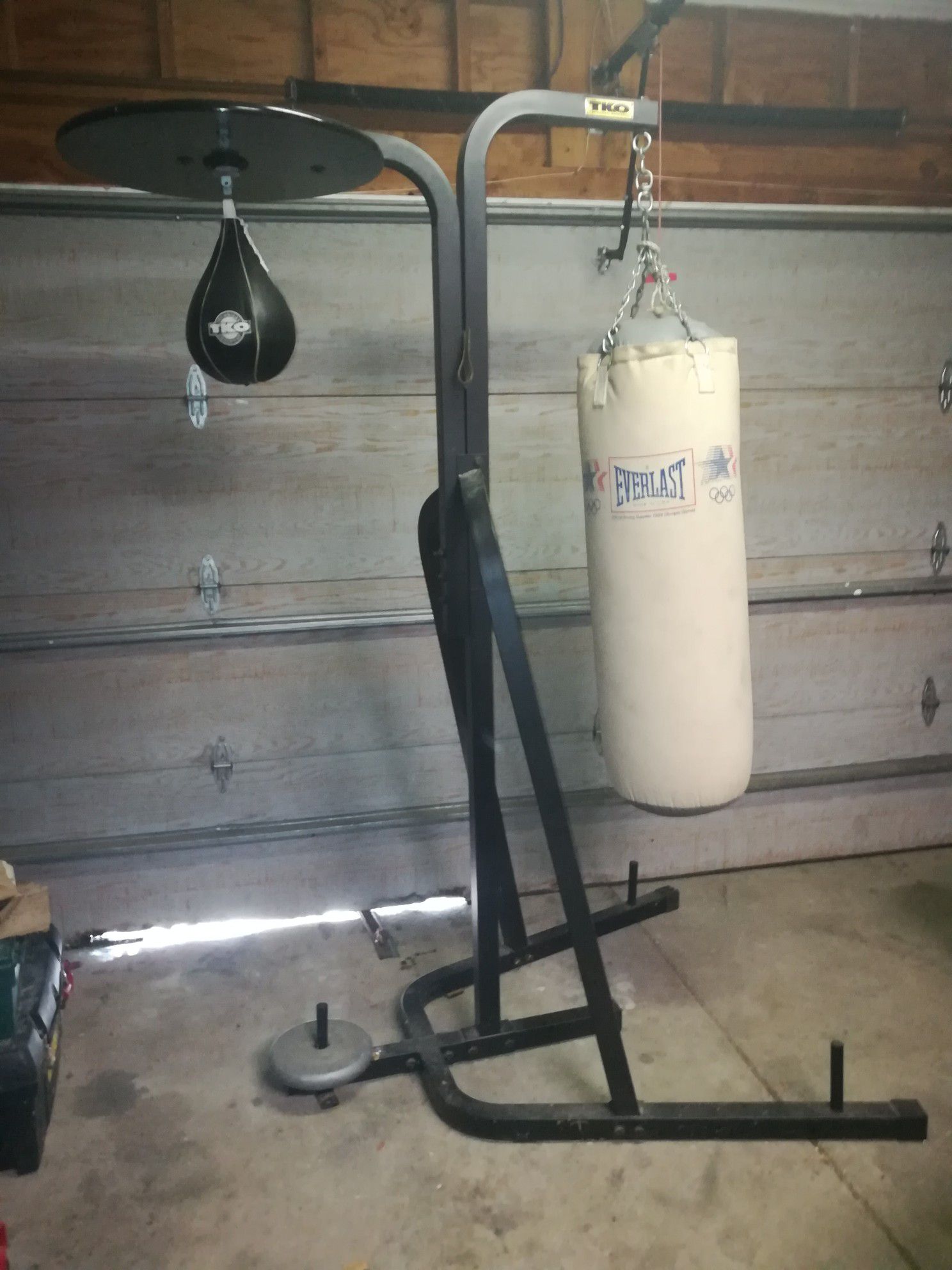 TKO heavy bag stand