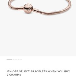 Pandora Rose Gold Bracelet