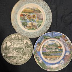 Collectors commemorative plates from 1950s 60s
