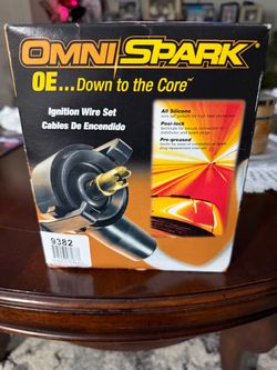 OmniSpark Ignition Wire Set (Part No. 9382) is a specific-fit kit designed primarily for late-1990s Ford and Mazda 4-cylinder 2.3L engines.
