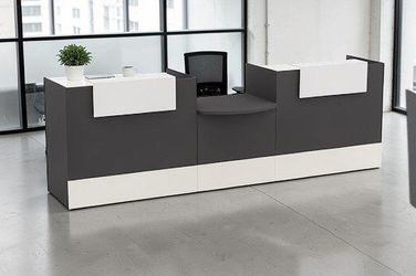 Serie Eco Commercial Reception Desk Setup – $500 Each