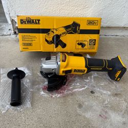 DEWALT 20-Volt MAX Cordless Brushless 4-1/2 in. Angle Grinder with Slide Switch (Tool Only)