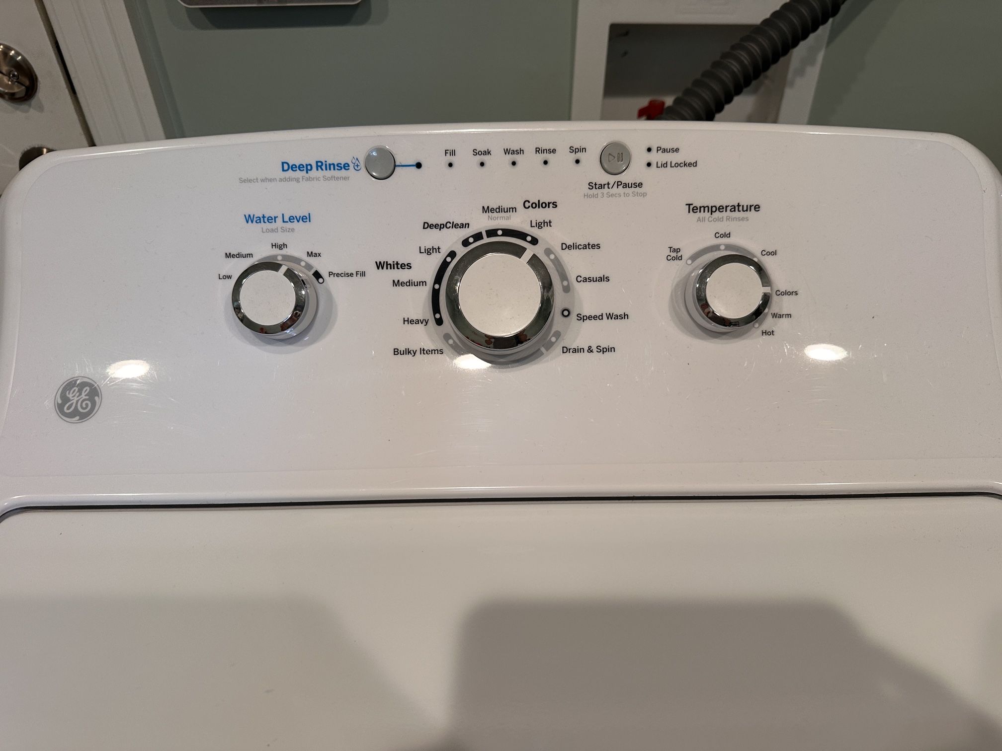 GE Top Load Washer And Electric Dryer