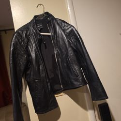 Women's lucky brand letter jacket