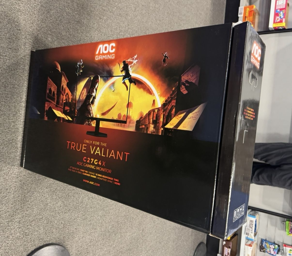 AOC - C27G4X 27" VA 180hz Curved Gaming Monitor