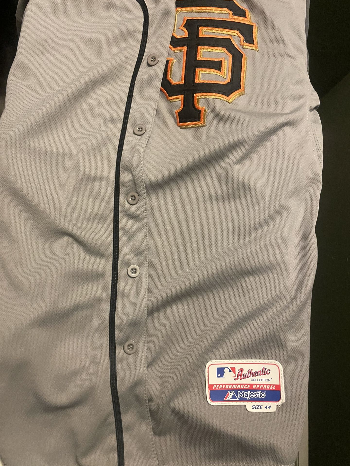 San Francisco Giants Joe Panik #12 Majestic Authentic Jersey – Size 44