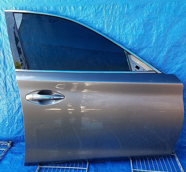 2014 - 2020 INFINITI Q50 FRONT RIGHT PASSENGER SIDE DOOR ASSEMBLY GRAY