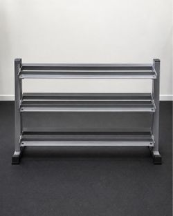 Weight rack with weights