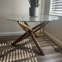 Wine Barrel Accent Table