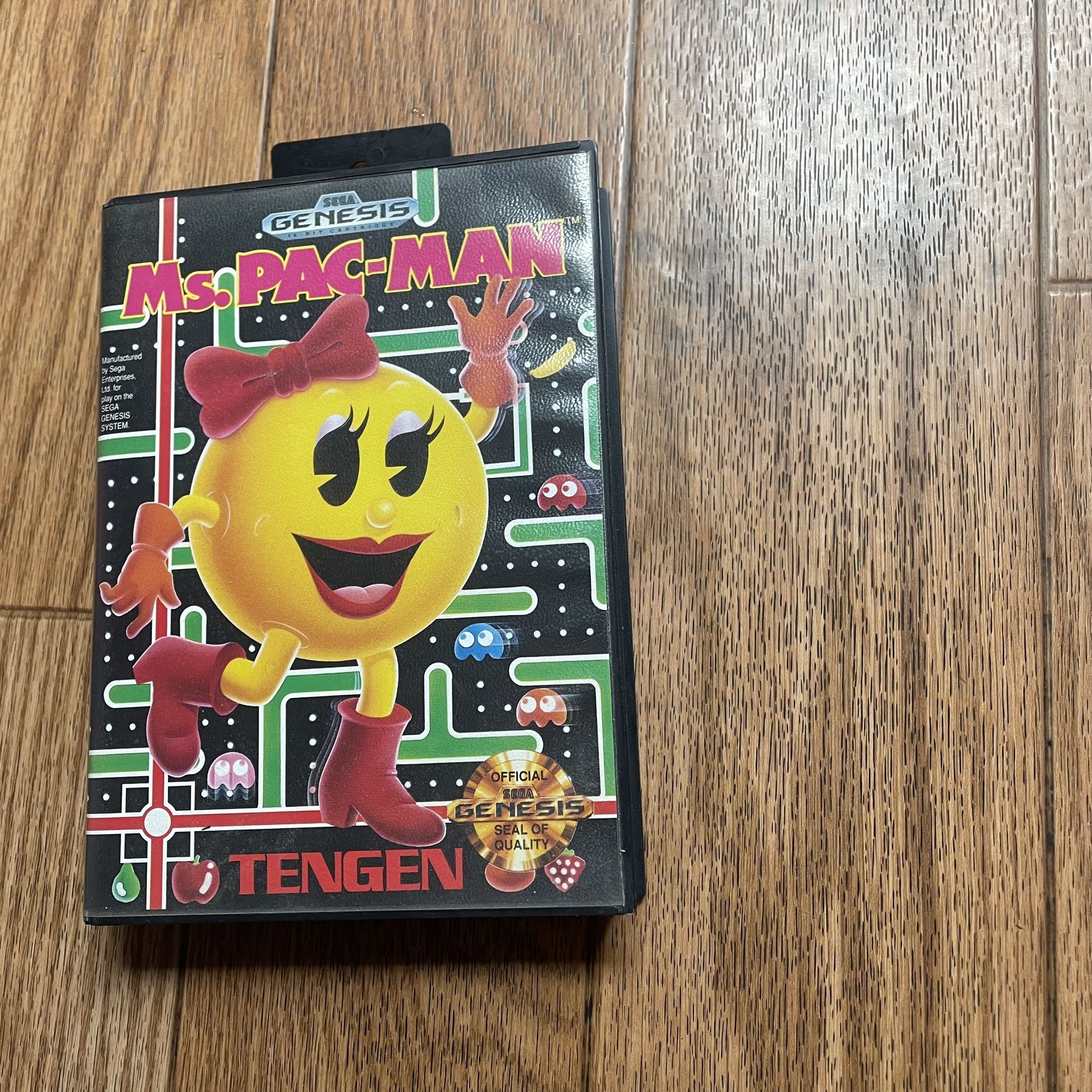 Ms PAC Man For Sega Genesis