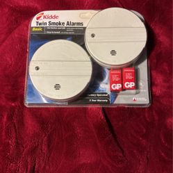 kidde twin smoke alarm 