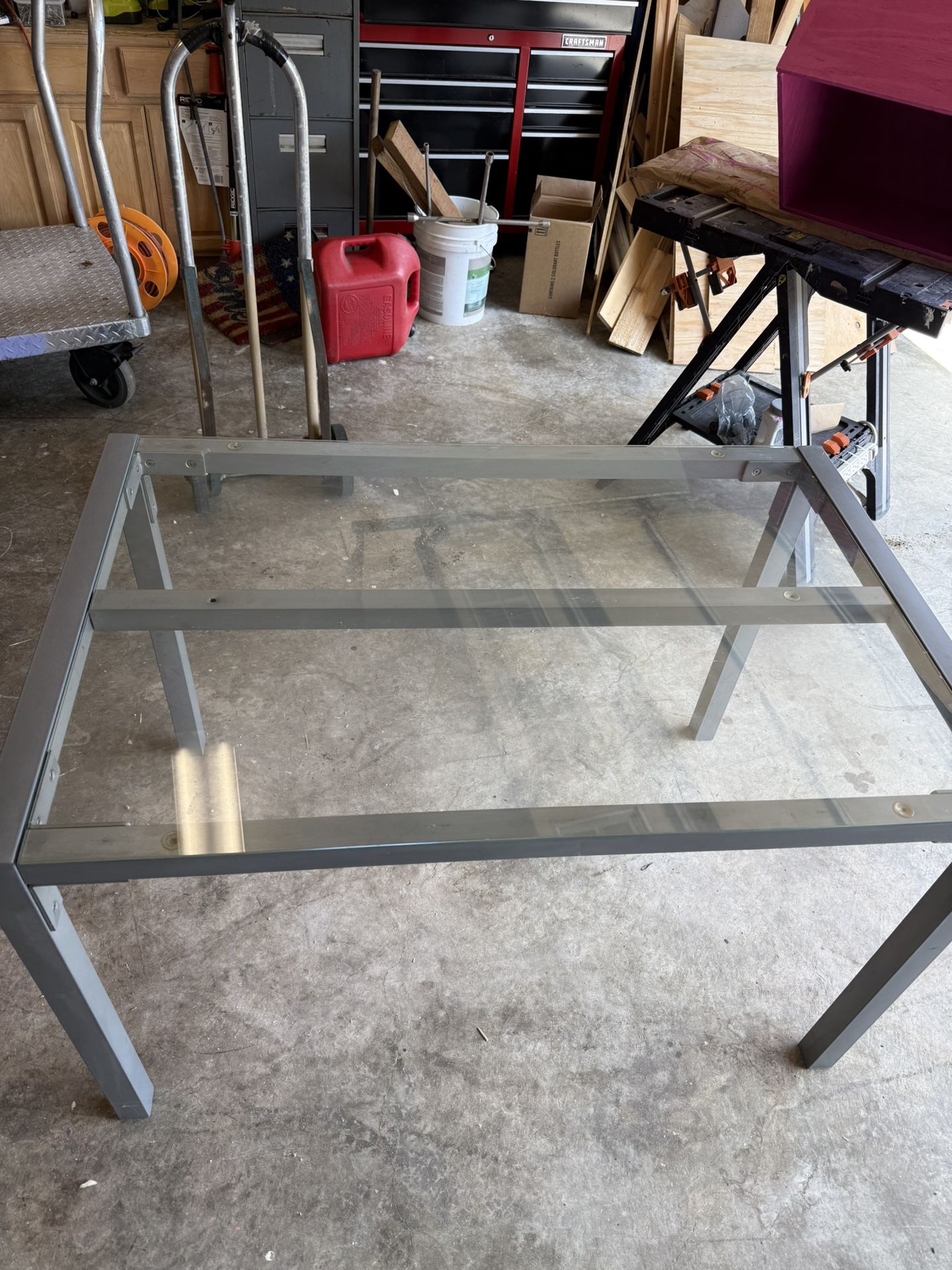Small Metal Table With Glass Top Kitchen Table