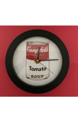 Vintage Campbell Soup Clock By Acme Rare NIB