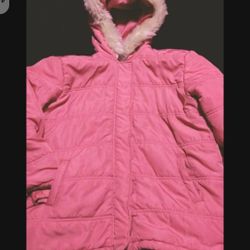Pink girl coat Size7/8