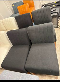 New black dining chair
