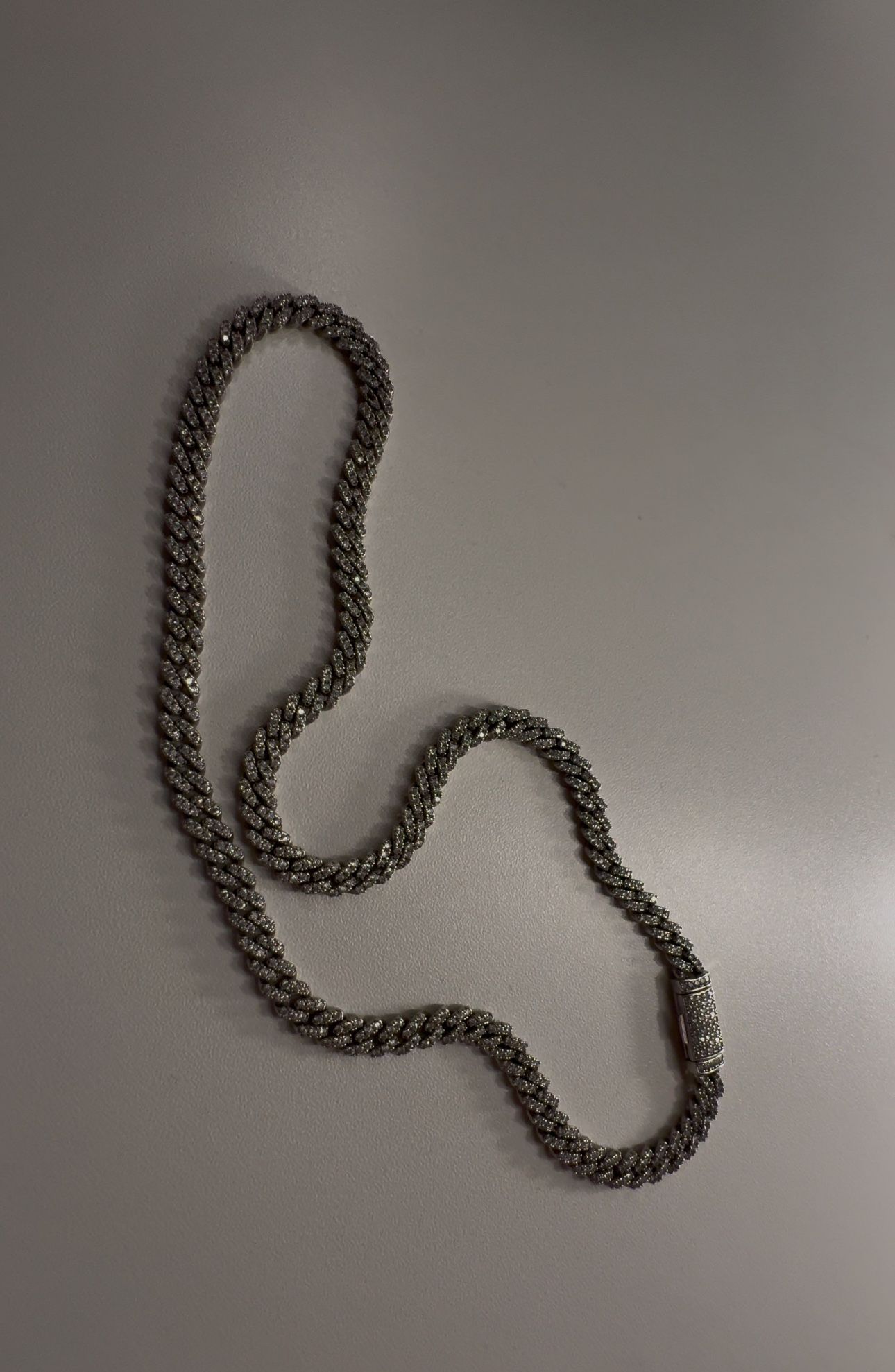 Moissanite Cuban Link Chain 6mm 22in