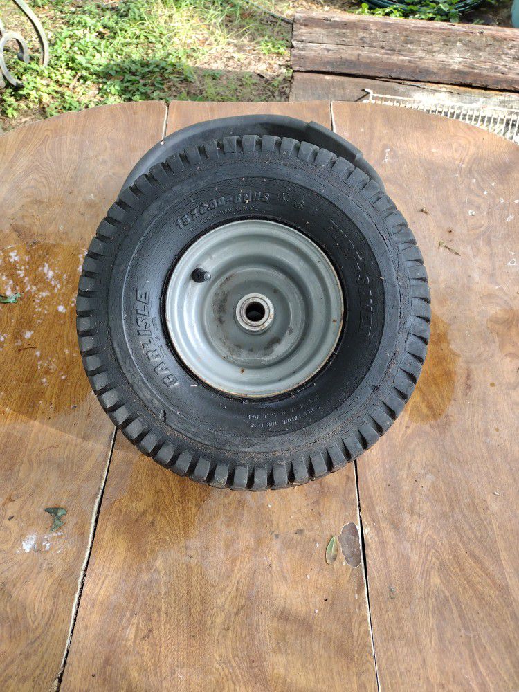 Lawn Tractor Tire With Rim