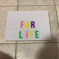 Light Up Word Room Decor For Only $20