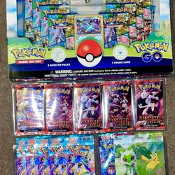Pokemon - Sealed Lot: Radiant Eevee Collection (Pokemon GO) + (5) Destined Rivals + (5) Battle Partners + Chinese 151 ++