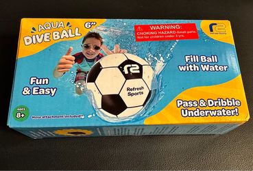 ⚽️ Aqua Underwater Dive Soccer Ball, Floats or Sinks (sealed new)